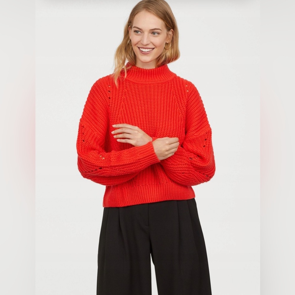Women's Orange Sweater